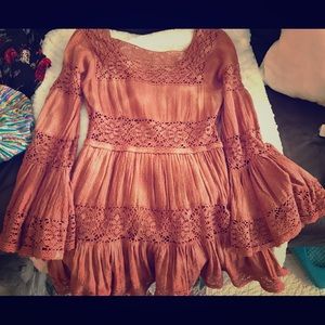 Urban outfitters Free People bell sleeve dress